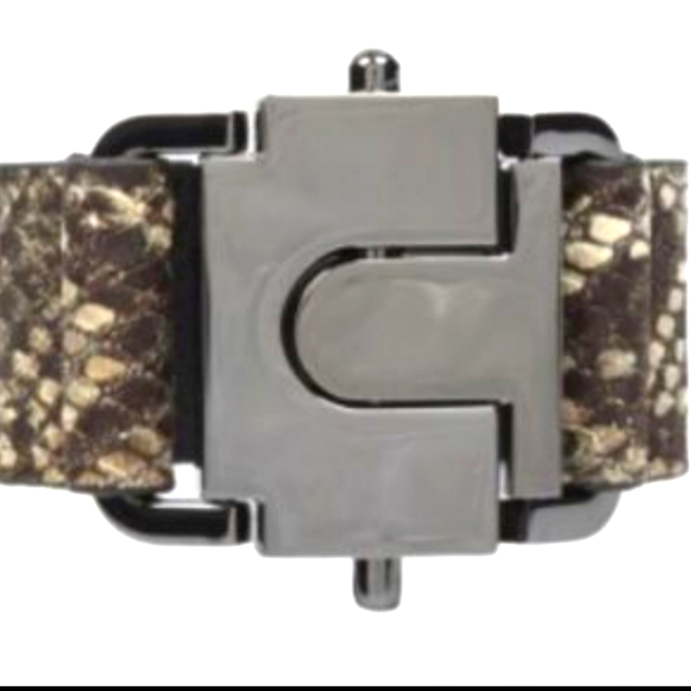 BRAND NEW ALL SAINTS PYTHON LEATHER BRACELET